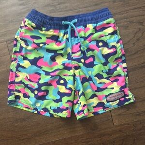 Vineyard Vines Neon Camo Swim Shorts